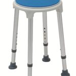 Stolac za tuš okrugli rotirajući Blue Stool